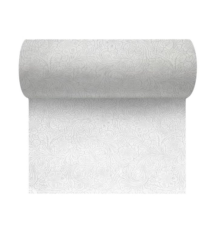 Toalha em Rolo Não Tecido PLUS Branco 0,4x50m P30cm (1 Ud) Toalha em Rolo Não Tecido PLUS Branco 0,4x50m P30cm (1 Ud)