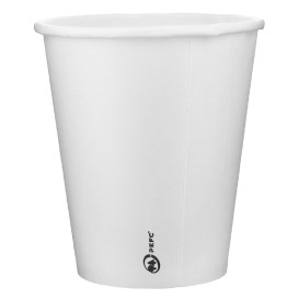 Copo de Cartão 9 Oz/280ml Branco Ø8,1cm (600 Uds)