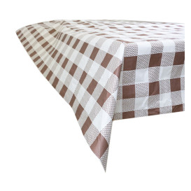 Toalha Papel Cortado Mesa 1x1m "Quadro Marrons" 40g (400 Uds)