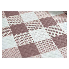 Toalha Papel Cortado Mesa 1x1m "Quadro Marrons" 40g (400 Uds)