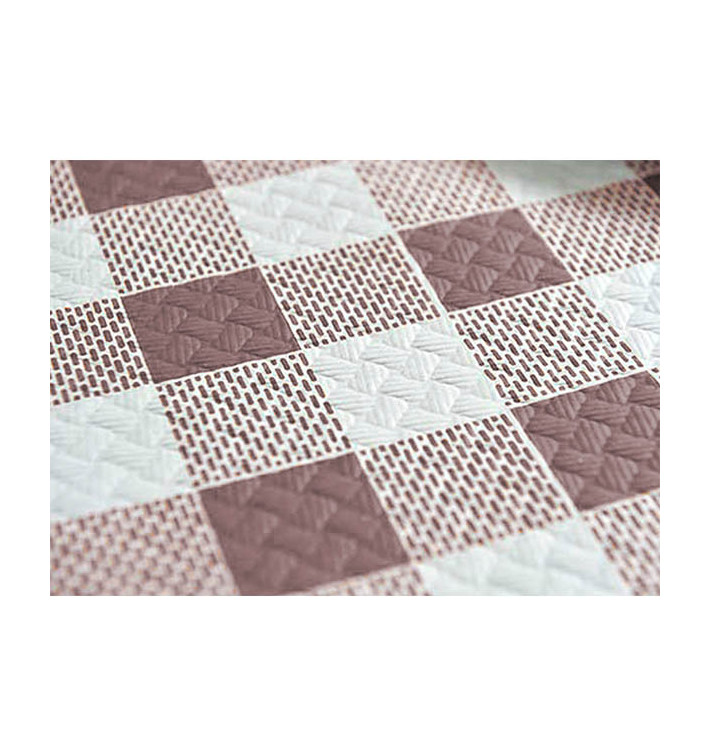 Toalha Papel Cortado Mesa 1x1m "Quadro Marrons" 40g (400 Uds) Toalha Papel Cortado Mesa 1x1m "Quadro Marrons" 40g (400 Uds)