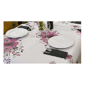 Toalha Papel Cortado Mesa 1,2x1,2m "Bouquet" 37g (300 Uds)