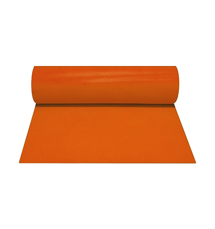 Toalha em Rolo Não Tecido Pré cortado Laranja 0,4x48m 50g (6 Ud) Toalha em Rolo Não Tecido Pré cortado Laranja 0,4x48m 50g (6 Ud)