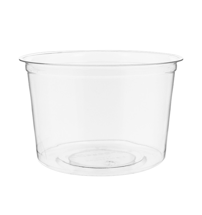 Embalagem Compostáveis PLA Transparente 470ml (500 Uds) Embalagem Compostáveis PLA Transparente 470ml (500 Uds)