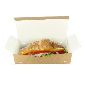 Caixa Take Away Grande Kraft 200x100x50mm (25 Uds)