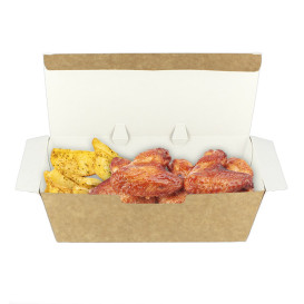 Caixa Take Away Kraft 16,5x7,5x6cm (25 Uds)