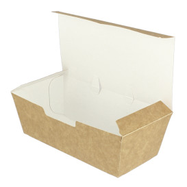 Caixa Take Away Kraft 16,5x7,5x6cm (600 Uds)