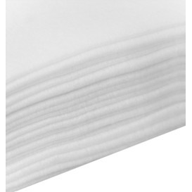 Toalha Spunlace Cabaleireiros Branco 40x80cm 50g/m² (25 Uds) 