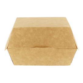 Caixa de Cartão Hamburguer Kraft 12x12x7 cm(25 Uds)