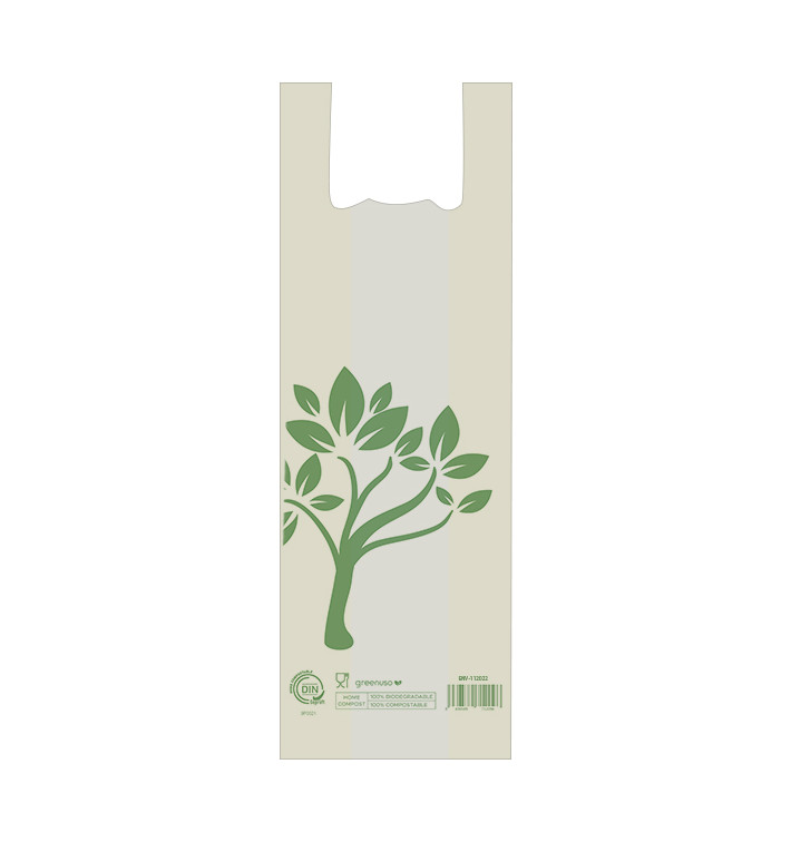Saco com Alça Pão Home Compost “Be Eco!” 30x60cm (100 Uds) Saco com Alça Pão Home Compost “Be Eco!” 30x60cm (100 Uds)