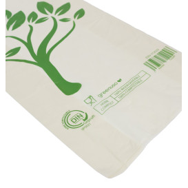 Saco com Alça Pão Home Compost “Be Eco!” 30x60cm (2.000 Uds)
