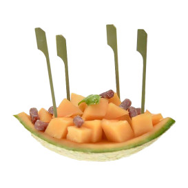 Pick Bambu Teppo Gushi Verde natural 9cm (2.500 Uds)