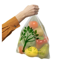 Saco Mercado Block Home Compost “Be Eco!” 30x40cm 12µm (2.000 Uds)