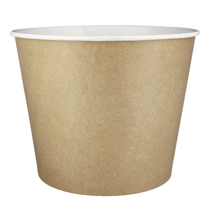 Balde de Cartao de Frango Fritto 130Oz/3990ml (300 Uds) Balde de Cartao de Frango Fritto 130Oz/3990ml (300 Uds)