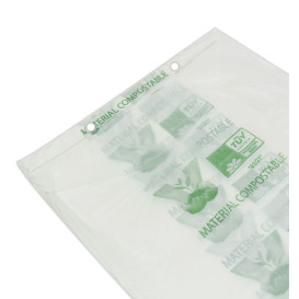 Saco Mercado Block 100% Biodegradável 27x35cm (3.000 Uds)