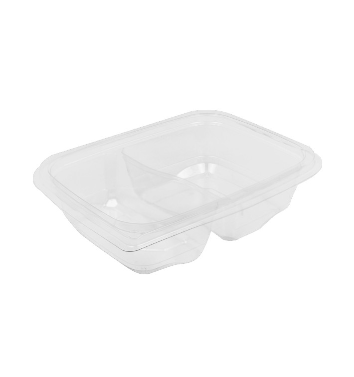 Tigela de Plastico Inviolável 2C PET 200/300ml 180x140x40mm (65 Uds) Tigela de Plastico Inviolável 2C PET 200/300ml 180x140x40mm (65 Uds)