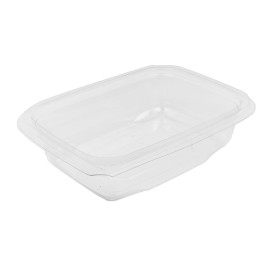 Tigela de Plastico Inviolável PET 600ml 180x140x40mm (65 Uds)