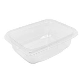 Tigela de Plastico Inviolável PET 750ml 180x140x50mm (65 Uds)