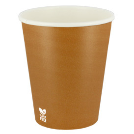 Copo de Cartão Plastic Free 8 Oz/240ml "Caramelo" Ø8,0cm (50 Uds)