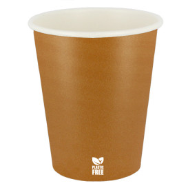 Copo de Cartão Plastic Free 8 Oz/240ml "Caramelo" Ø8,0cm (50 Uds)