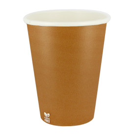 Copo de Cartão Plastic Free 14 Oz/420ml "Caramelo" Ø9,0cm (1.000 Uds)