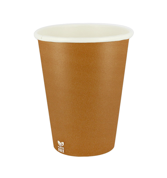 Copo de Cartão Plastic Free 14 Oz/420ml "Caramelo" Ø9,0cm (50 Uds) Copo de Cartão Plastic Free 14 Oz/420ml "Caramelo" Ø9,0cm (50 Uds)