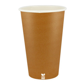 Copo de Cartão Plastic Free 16 Oz/480ml "Caramelo" Ø9,0cm (1.000 Uds)
