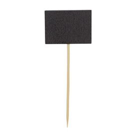 Pick Bambu Decorado Lousa 90mm (100 Unidades)