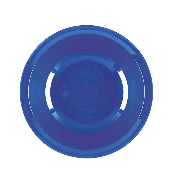 Prato de Plastico Fundo Azul Mediterraneo Round PP Ø195mm (50 Uds) Prato de Plastico Fundo Azul Mediterraneo Round PP Ø195mm (50 Uds)