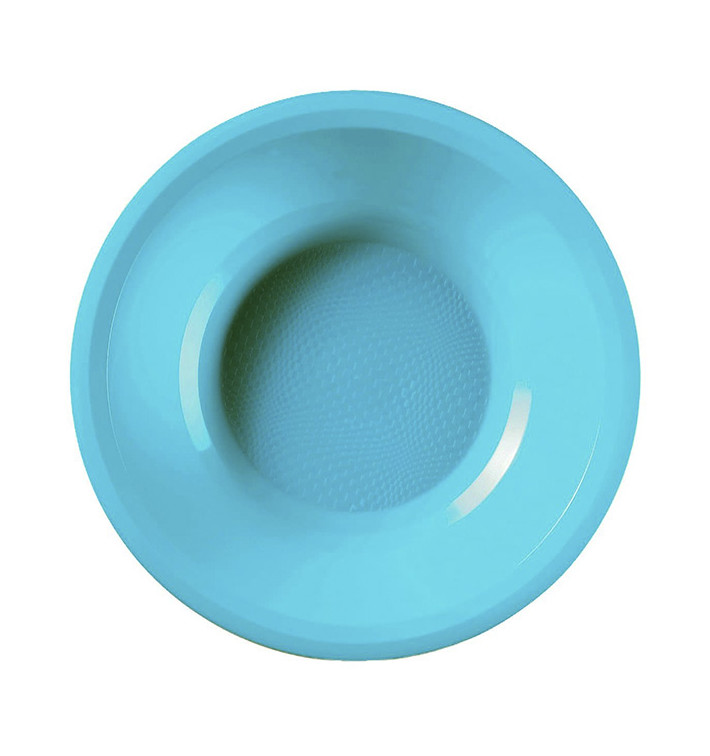 Prato de Plastico Fundo Turquesa Round PP Ø195mm (600 Uds) Prato de Plastico Fundo Turquesa Round PP Ø195mm (600 Uds)