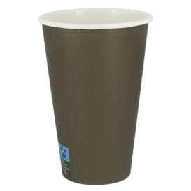 Copo de Cartão 12Oz/360ml Marron Ø8,0cm (100 Uds)