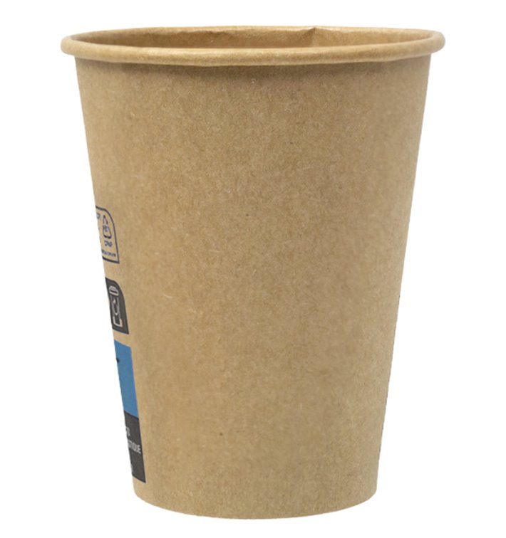 Copo de Cartão 12Oz/360ml Marron Ø8,0cm (2.000 Uds)