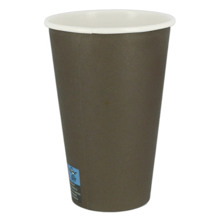 Copo de Cartão 12Oz/360ml Marron Ø8,0cm (2.000 Uds)