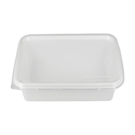 Tampa Plastico Trasparente Bandeja 157x112x51mm (100 Uds)