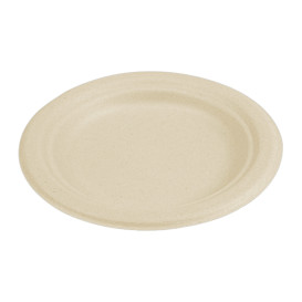 Prato Cana-de-açúcar Natural Ø155mm (1000 Uds)