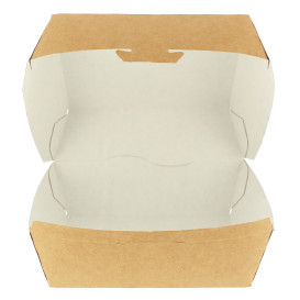 Caixa Kraft para Hamburguer XXL 14,5x14,5x8cm (25 Un)