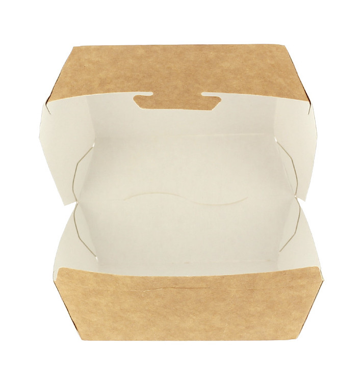 Caixa de Cartão Hamburguer Kraft 12x12x7 cm(25 Uds) Caixa de Cartão Hamburguer Kraft 12x12x7 cm(25 Uds)