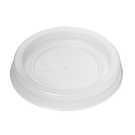 Tampa de Plastico PS Copo 80/100ml Ø5,7cm (2400 Uds)