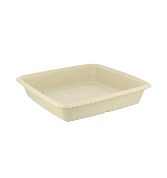 Embalagem Cana-de-açúcar 1000ml 230x230x30mm (75 Uds) Embalagem Cana-de-açúcar 1000ml 230x230x30mm (75 Uds)