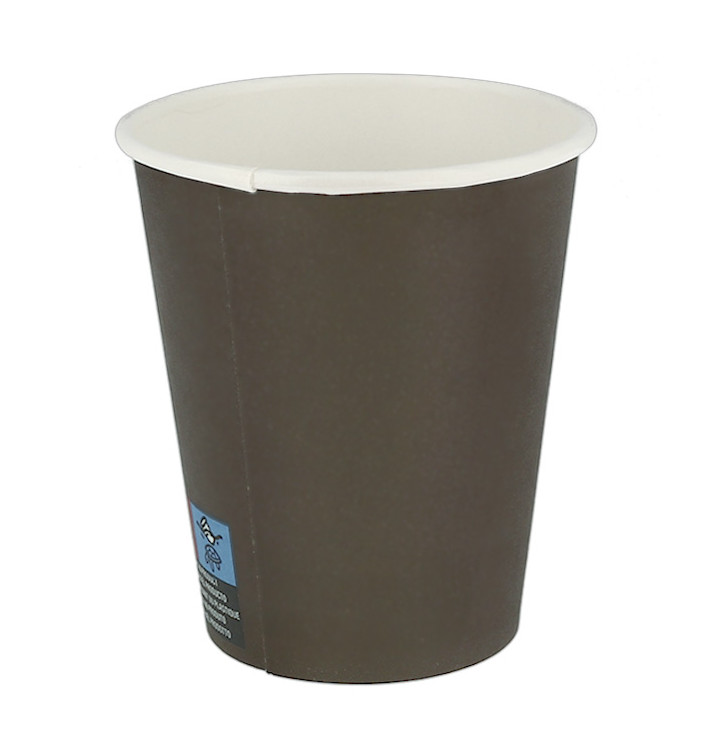 Copo de Cartão 8Oz/240ml Marron Ø8,0cm (1.000 Uds) Copo de Cartão 8Oz/240ml Marron Ø8,0cm (1.000 Uds)
