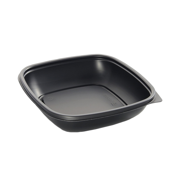Embalagem Plástico Preto 500ml 16,5x16,5x4cm (50 Uds) Embalagem Plástico Preto 500ml 16,5x16,5x4cm (50 Uds)