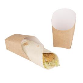 Embalagem Kraft para Wraps 60x50x120mm (600 Uds)