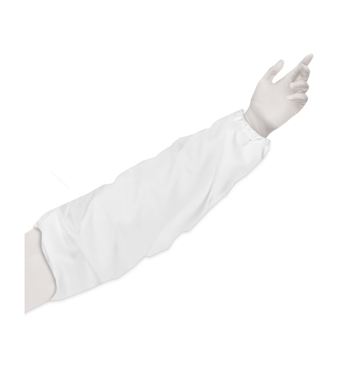 Manguitos em TST de PP Plastificado 25x44cm Branco (50 Uds) Manguitos em TST de PP Plastificado 25x44cm Branco (50 Uds)