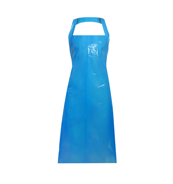 Avental Polietileno 76x120cm 25 Micron Azul (100 Uds) Avental Polietileno 76x120cm 25 Micron Azul (100 Uds)
