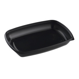 Embalagem Plástico Preto 1350ml 28x20x4cm (50 Uds)