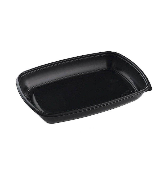 Embalagem Plástico Preto 1350ml 28x20x4cm (50 Uds) Embalagem Plástico Preto 1350ml 28x20x4cm (50 Uds)