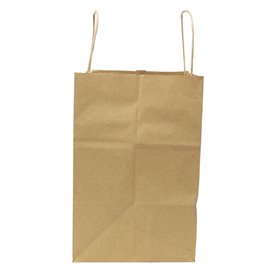 Saco Papel Kraft Asas 70g/m² 26+18x26cm (50 Uds) Saco Papel Kraft Asas 70g/m² 26+18x26cm (50 Uds)