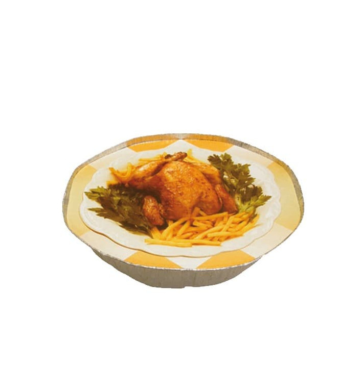 Tampa Embalagem Aluminio Oval 2400ml Tampa Embalagem Aluminio Oval 2400ml