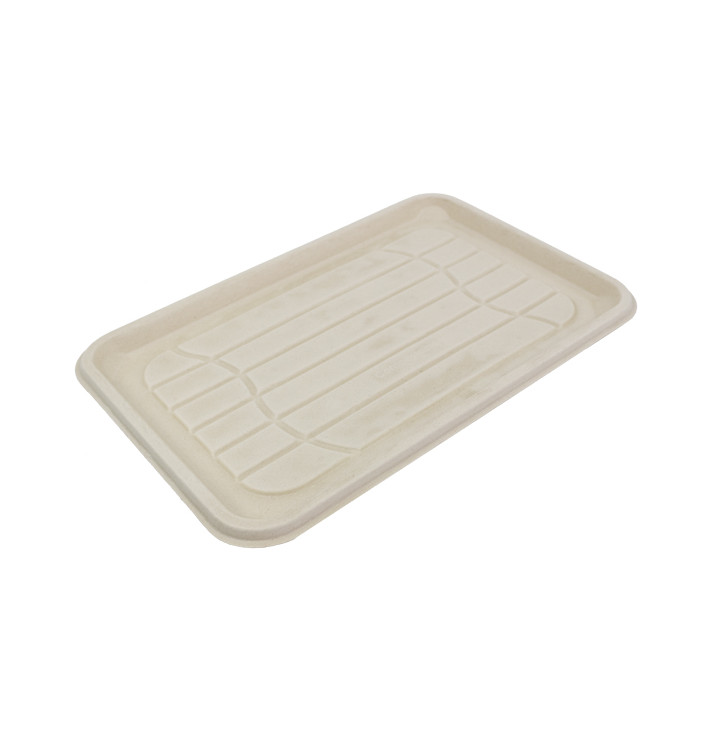 Bandeja Bio da cana-de-açúcar 460x300mm (100 Uds) Bandeja Bio da cana-de-açúcar 460x300mm (100 Uds)