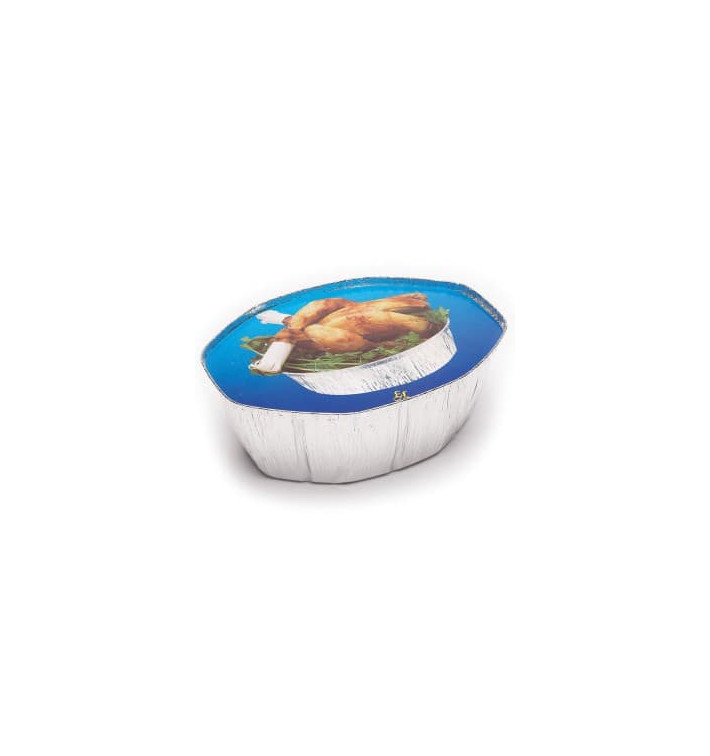 Tampa Embalagem Aluminio Oval 2400ml Tampa Embalagem Aluminio Oval 2400ml